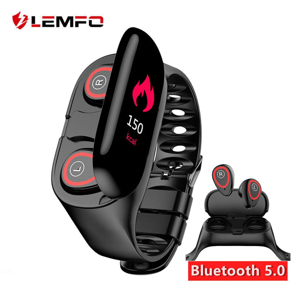 (40% OFF only Today) Smart Watch with Bluetooth Earphone