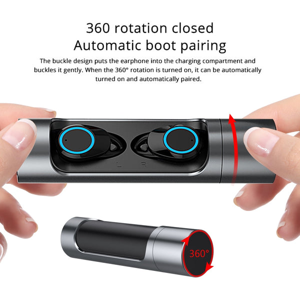 Bluetooth 5.0 Touch Control Mini Wireless Earbuds Stereo Headset
