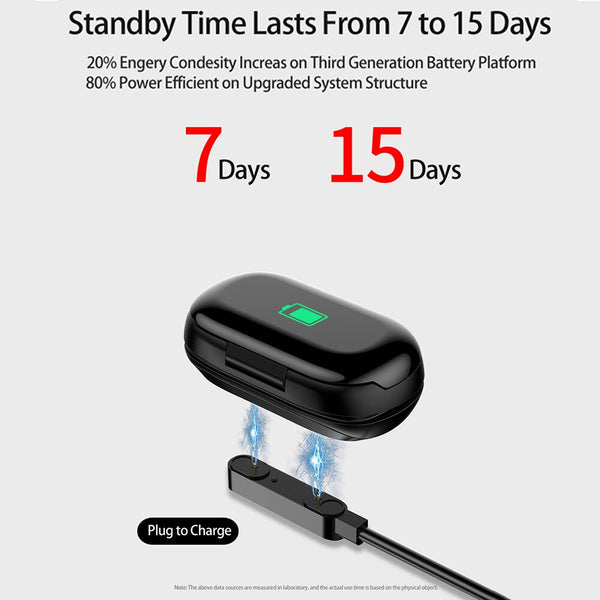 (40% OFF only Today) Smart Watch with Bluetooth Earphone